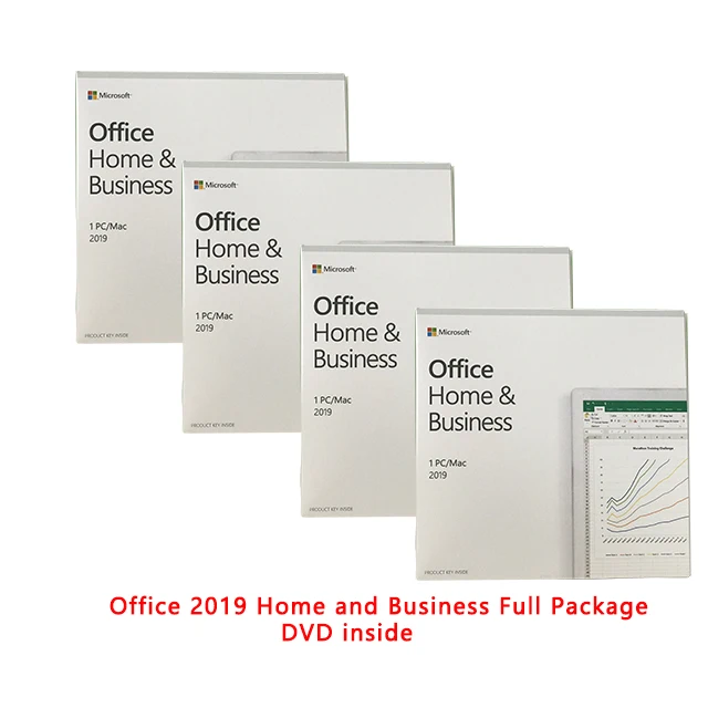 

Office 2019 Home and Business Full Package activate online Disc inside Office 2019 HB DVD Full Package