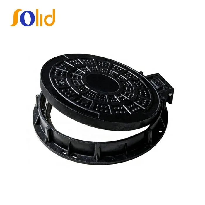 Round Sand Casting Ductile Cast Iron Recessed Round Manhole Cover And Frame Mould