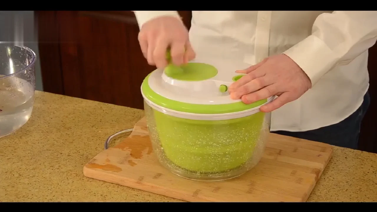 Amazon Hot Selling Kitchen Salad Tools Quick Vegetable Cleaning,Spin