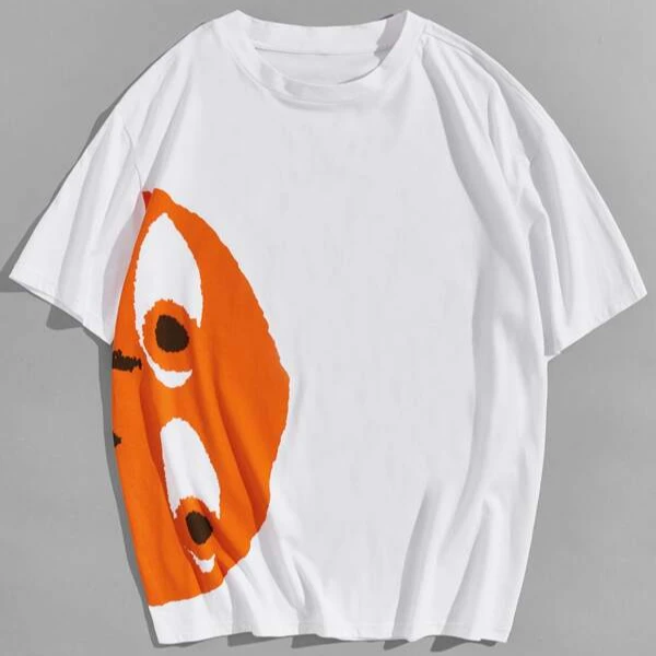 

summer Factory 3D OEM custom brand graphic loose fit Mens Cartoon Tee print blank wholesale china election blank custom t shirts, Customized colors