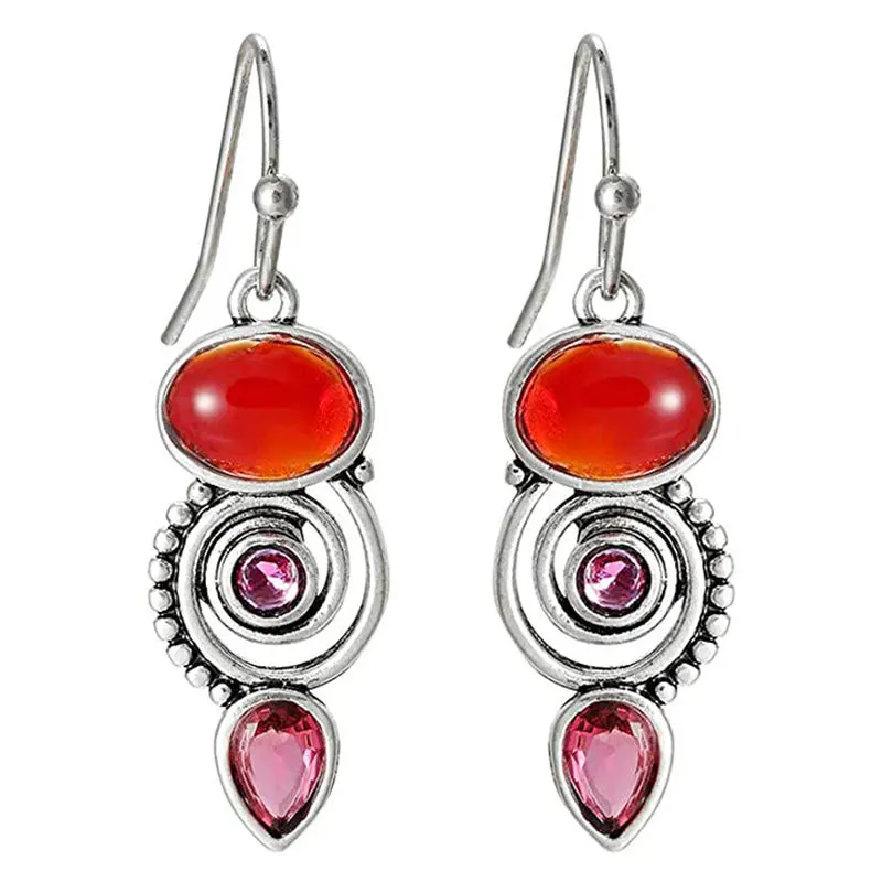 

Korean Teardrop Crystal Drop Dangle Earrings for Women Girls Zircon Hoop Earrings Jewelry Christmas Gifts 2021