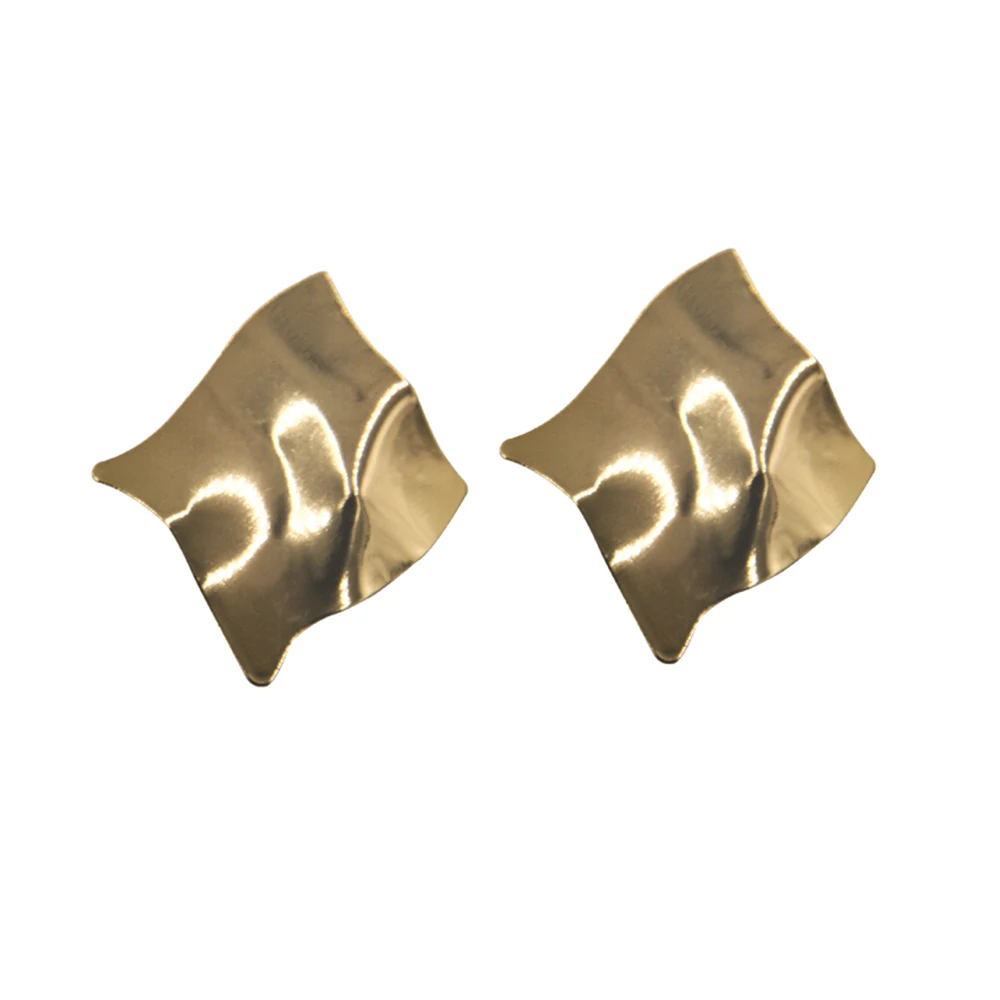 

Veijer 2020 New Gold Plated Geometric Hoop Earrings For Women