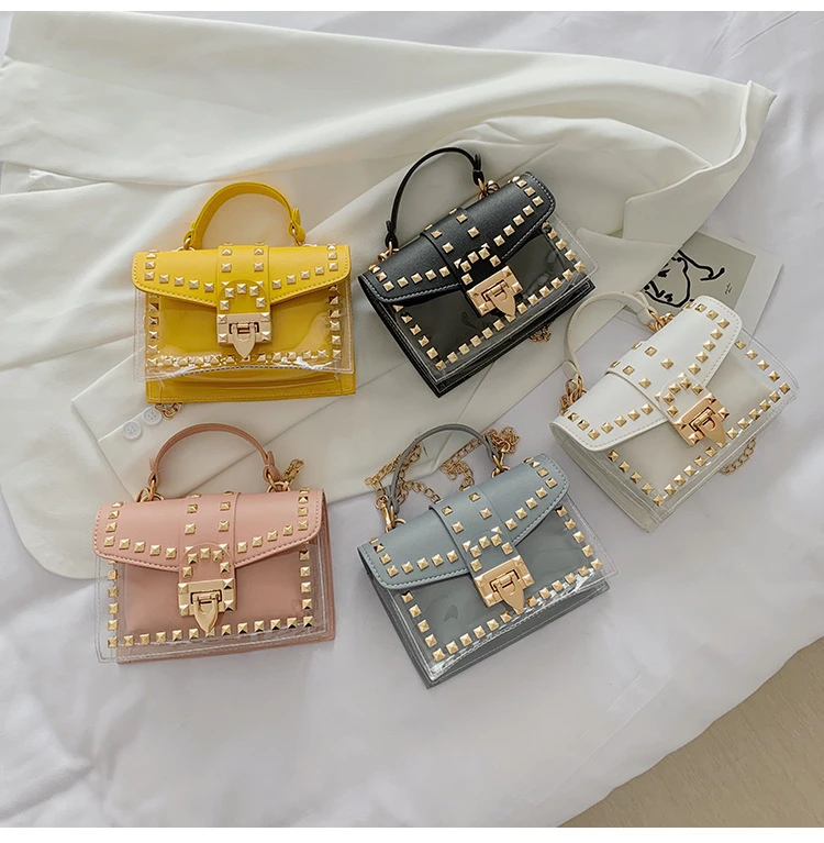 

Kenbo 2021 Wholesale womens designer bags and purses Luxury Handbags Bling Rivets Of Metal Bags Women Handbags