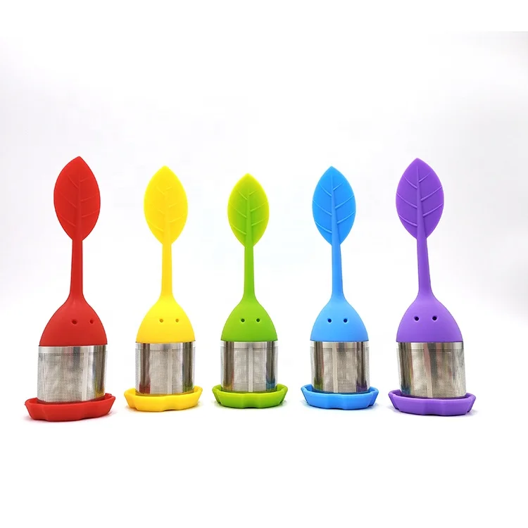 

Perfect Modern Colorful Silicone Tea Strainer/Filter/Infuser