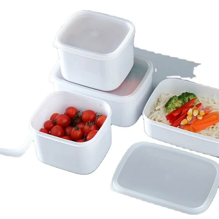 

Home kitchen sealed plastic crisper refrigerators receive refrigerated microwave bento boxes
