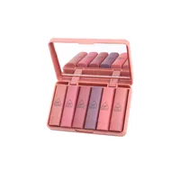 

Ready To Ship Hengfang Pumpkin Matte Waterproof 6 pcs Mini Lipstick Set