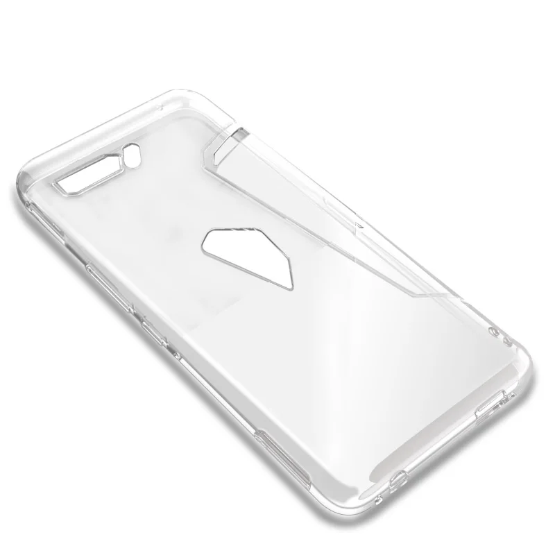 

TPU hydrogels transparent Soft shell Rear cover Protective sleeve for ASUS rog phone 2 case non-slip shockproof Protect shell