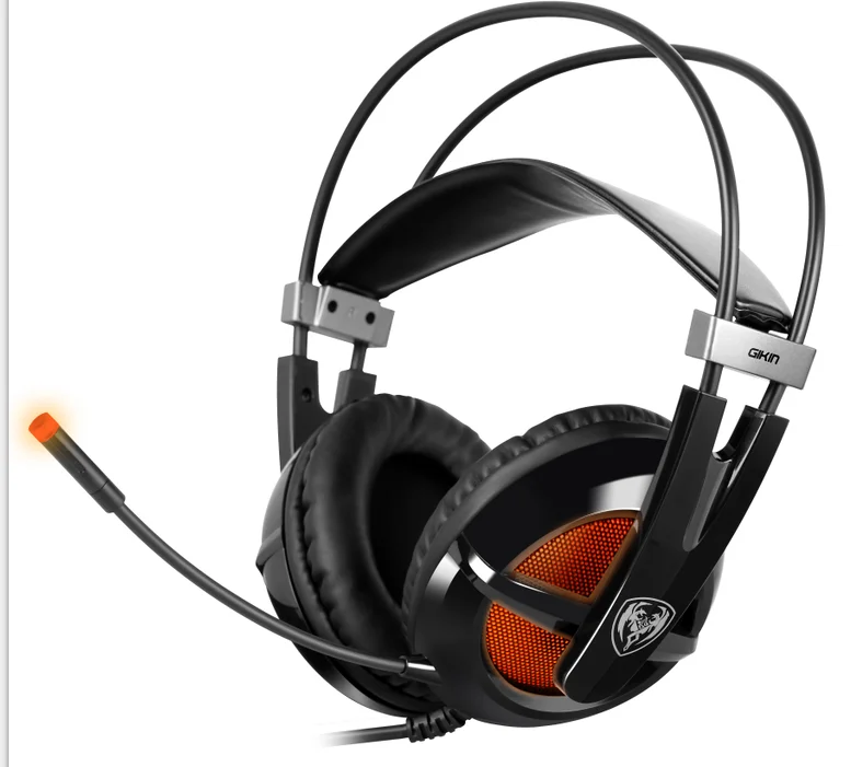 

Somic G938 gaming headset with special design to satisfy with younger gammer, White and black