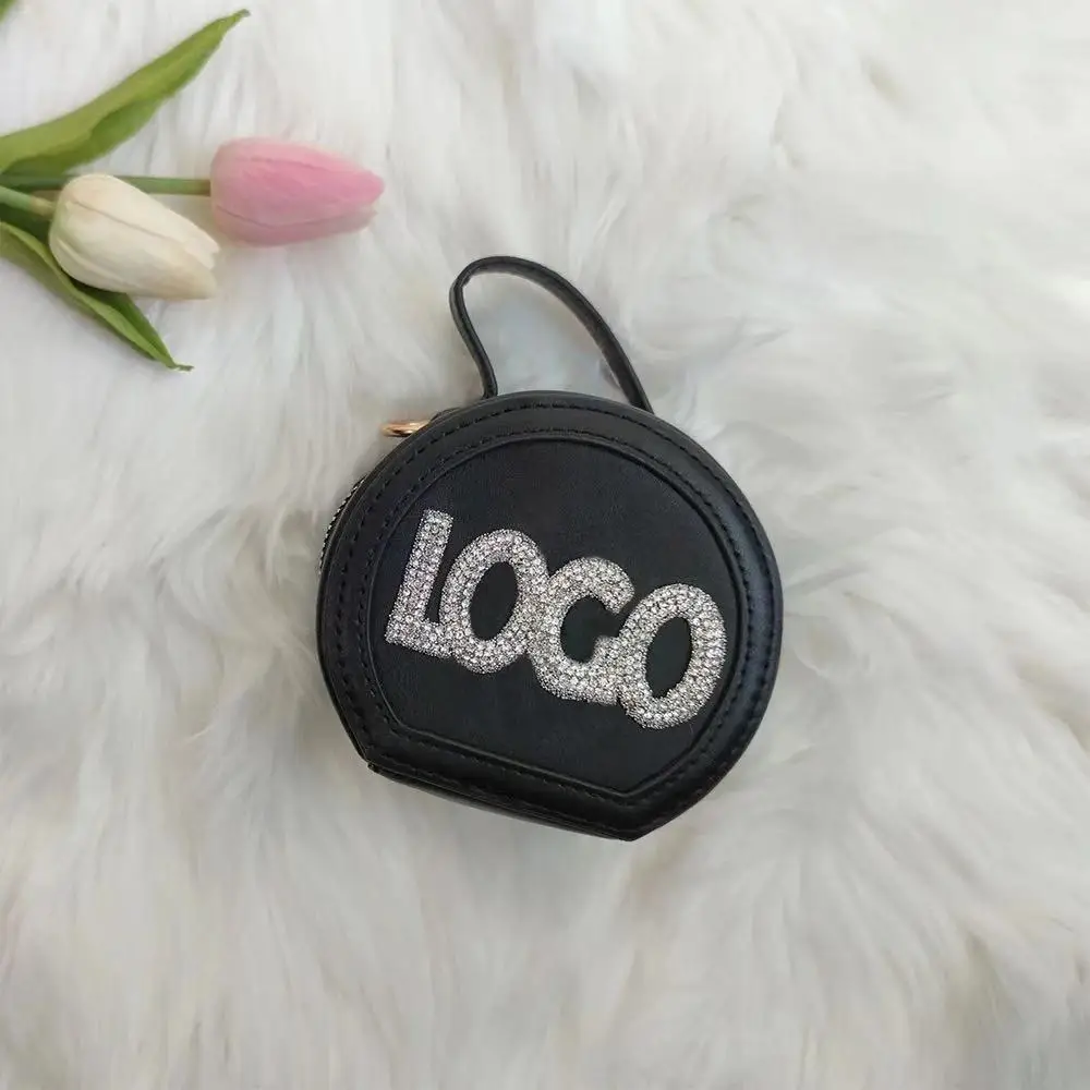 

Factory wholesale fashion solid color ladies luxury diamond handbag