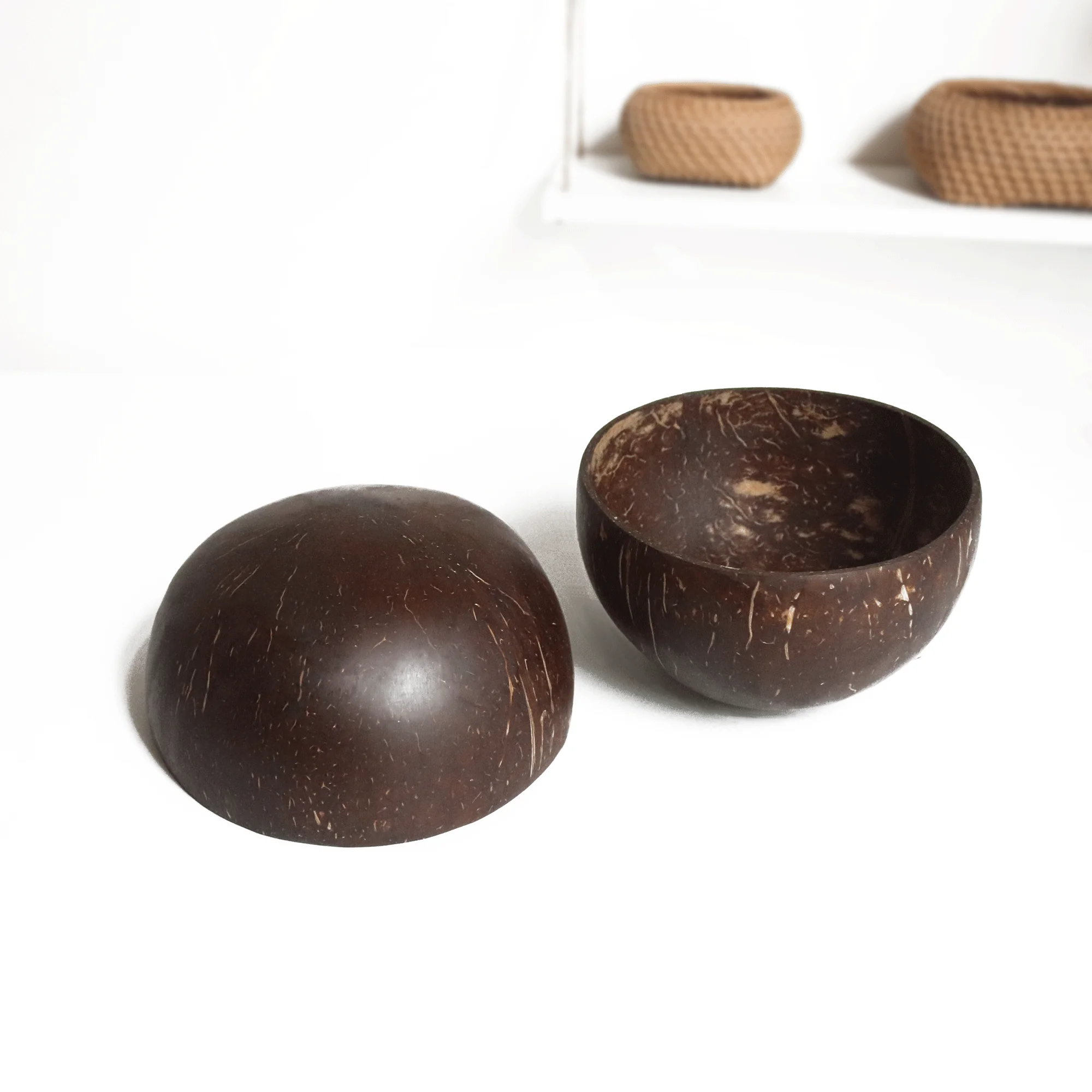 

Customized Coconut Bowl High Quality Cute Leakproof Food Bowl