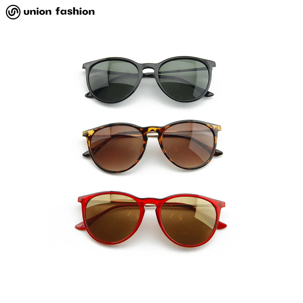

Hot Trend Versatile Large Round Frame PC Metal Shades Men Women Sunglasses, 3 colors