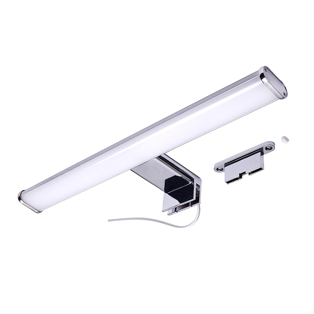 
Homer brand 220V IP44 Europe modern 400mm 8W cabinet bathroom front mirror Polished Chrome led mirror light 