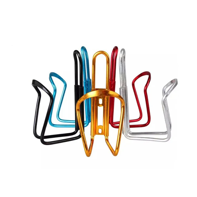 

Light weight Adjustable Aluminum Alloy Bike Accessories Cycling Mountain Bike Water Bottle Holder, Black,red,blue,sliver,gold