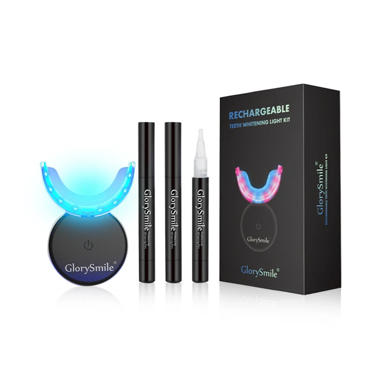 

CE Approved Home Use Rechargeable Wireless Led Light Custom Logo Teeth Whitening Kit OEM
