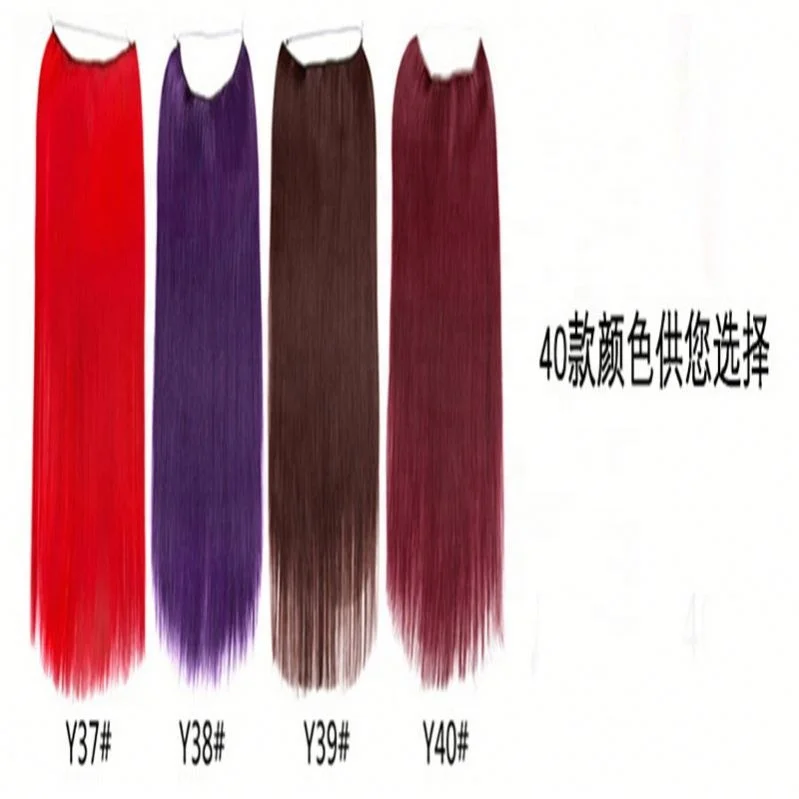 

JHsport Multicolor Straight Long Synthetic Hair Extensions