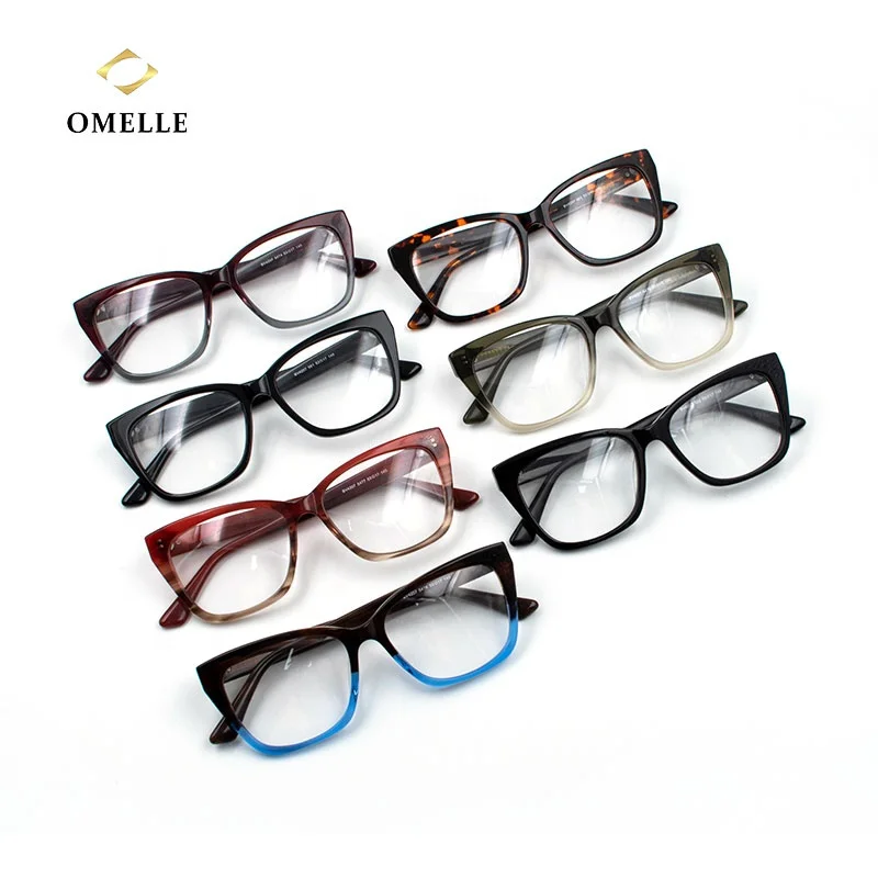 

2021 Newest Fashion Floral Eyewear Optical Glasses Acetate Eyeglasses Frames for Men Women