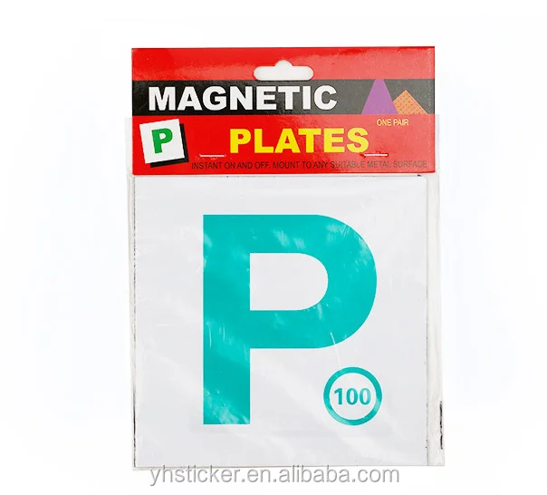 2pcs Learner L Plates Motorcycle Car Sticker L Plates