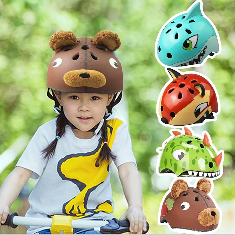 

3-8 Years Children's Bike Helmets High Density PC Cartoon Skating Child Cycling Riding Kids Bicycle Helmets Cycling Equipment, Customized color