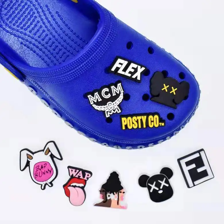 

pVC Shoe Charm Accessories Fit Bands Bracelets Cro JIBZ, Customized