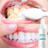 

OEM ODM Private Label Beauty Personal Care Oral Hygiene Tooth Whitening Cleaning Mousse Toothpaste Removes Plaque Stains