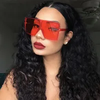 

Cheap Safety Eyewear Fashion Big Frame Retro Square Oversized Woman Female Green Shades Sunglasses for Women 2019