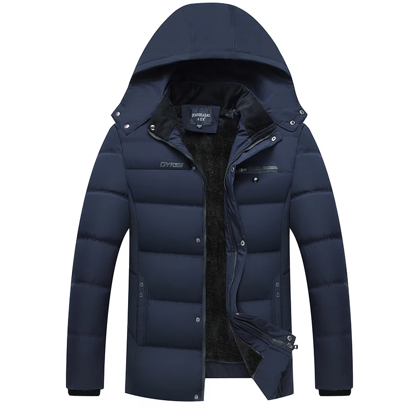 

2020 Plain Custom Design Nylon Fabric Padded Mens Jackets Coats Winter Cotton Man Jacket, Customized color