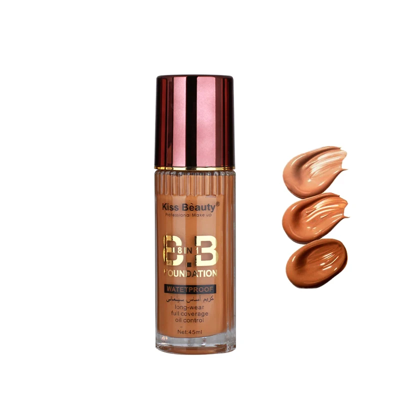 

Profession Makeup Smooth Pressed Bottle Foundation Waterproof BB Cream