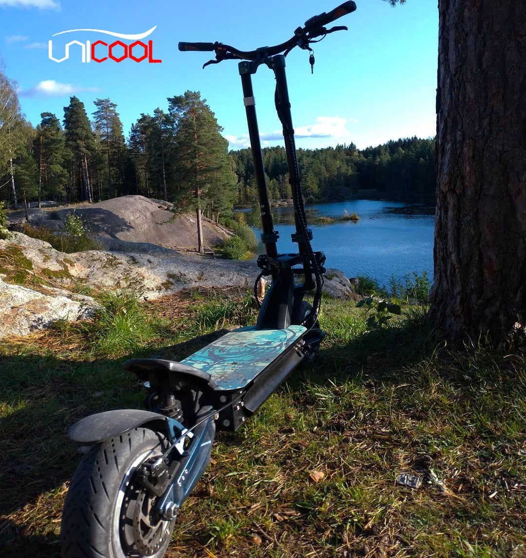 

Unicool full suspension 0 11x long range 100km fastest 60mph 72v 3200watt electric scooter