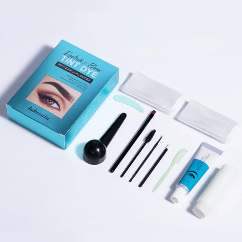 

Accept Private Label Effectly Longlasting 60 days Eyebrow Dyeing Kit Eyelash Brow TINT DYE