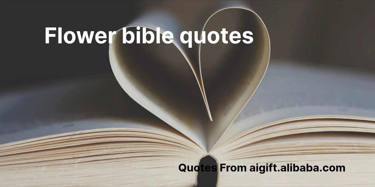 flower bible quotes