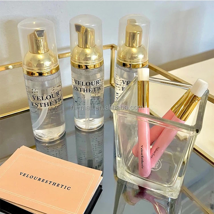 

Wholesale Eyelash Foam Cleanser Lash Shampoo, Clear, pink