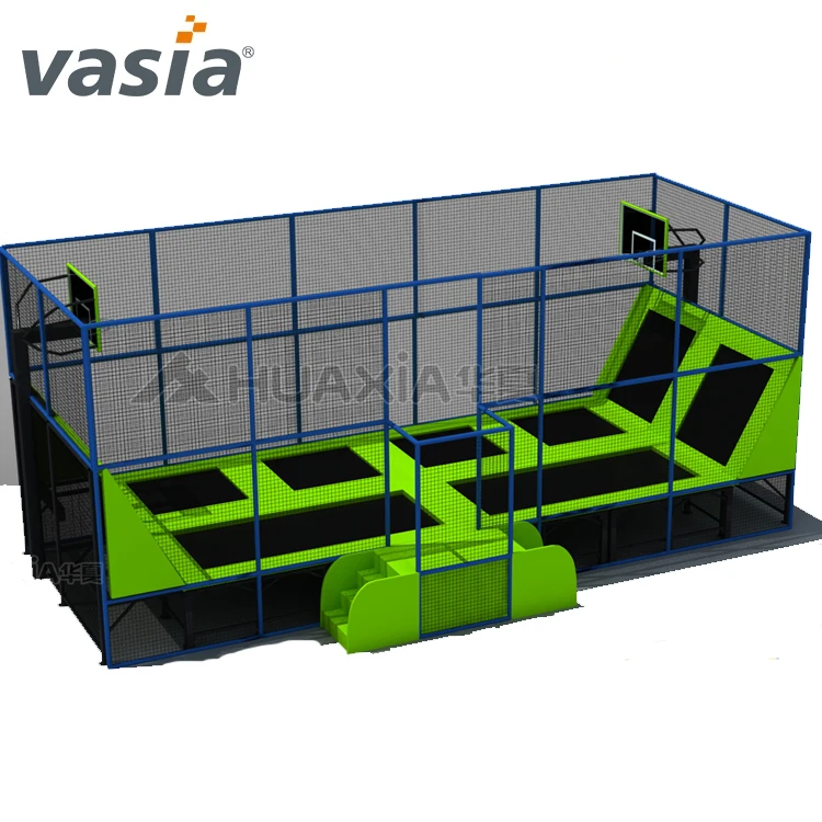 

shopping mall indoor trampoline gym jumping bed indoor trampoline for children and teenager