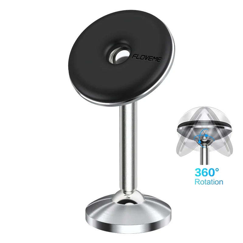 

Free Shipping 1 Sample OK Dropshipping Bilateral 360 Rotation Cell Phone Holder Universal Car Mount Magnetic Phone Holder