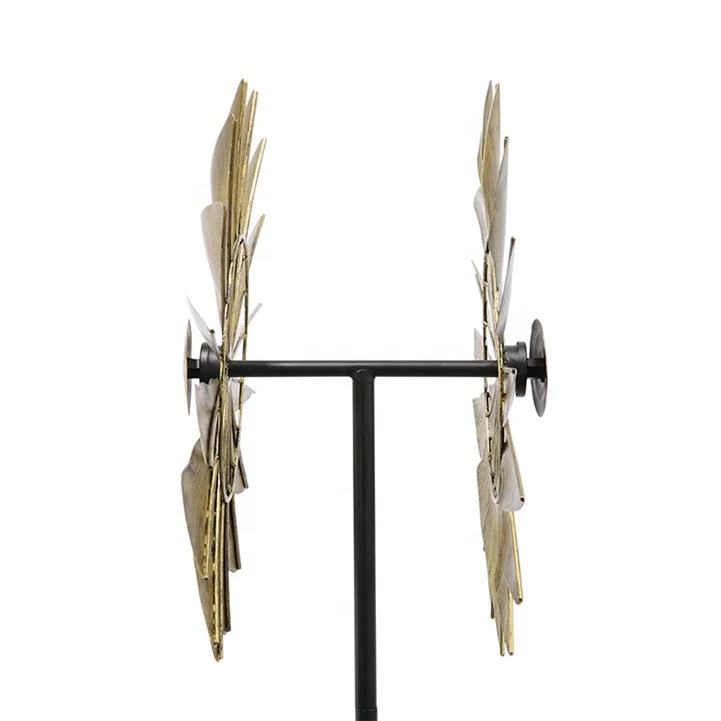 

Hourpark hot selling Ornaments Metal All-season Patio mini wind powerr wind spinners
