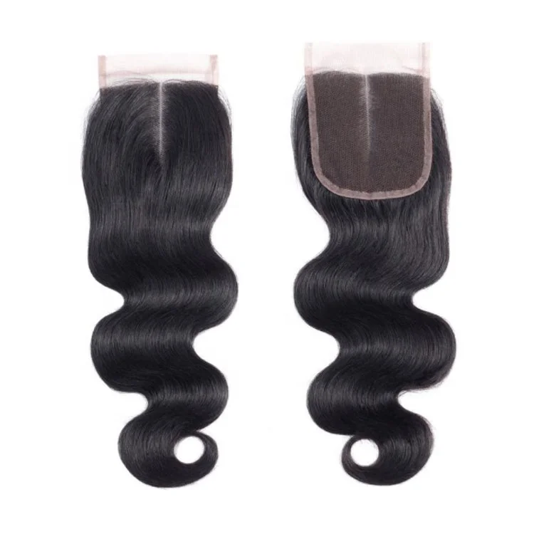 

Highknight Chinese Factory Price Cheap Transparent Body Wave 4*4 Brazilian Human Hair Lace Closure 13*4 Lace Frontal Closure