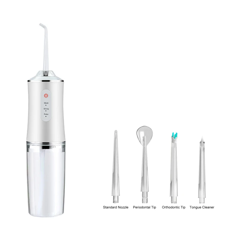 

Hot sales Food grade materials quality Water Pick Teeth Cleaner tooth cleaner for adults, White/green/pink