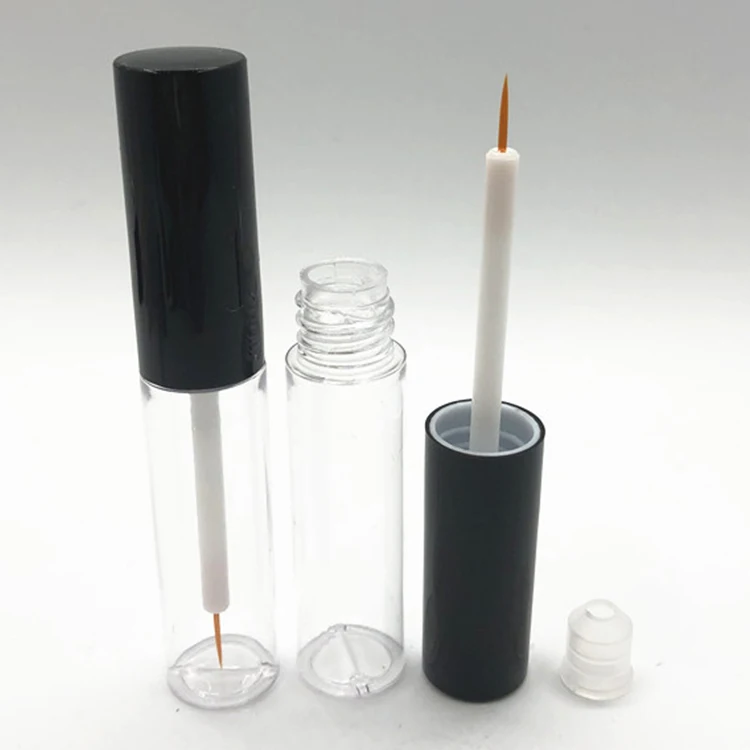 Low MOQ High-grade Clear Plastic Mascara Tube Eyeliner Tube Mascara Empty Container for Cosmetics Packaging