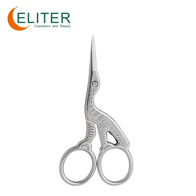 

Amazon Hot Sell In Stock Crane Sharp Straight Blade Stainless Steel Nail Cutting Scissors Nail Trimming Scissors Scissor Nail
