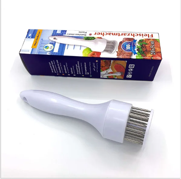 

Professional Kitchen Meat Tenderizers 56 Blades Stainless Steel Needle With Safety Lock,Manual Beef Meat Tenderizers