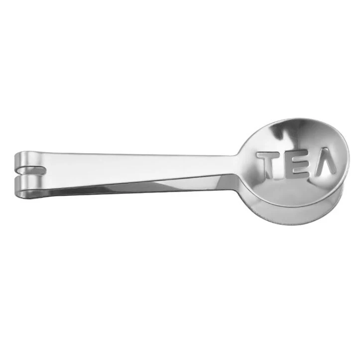 

Good Quality New Style Kitchen Tools Stainless Steel Tea Bag Clip Tong Clip, Silver