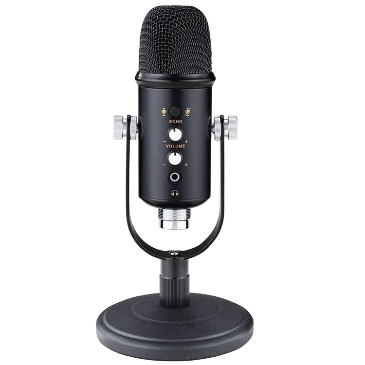 

Wholesale Professional desktop Studio Condenser Mic Computer Usb recording microphone for live broadcast singing