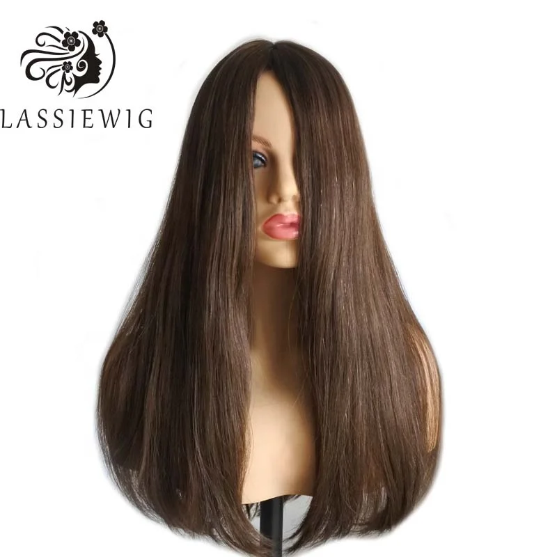 

fashionable jewish wig with silk top,jewish kosher human hair wigs