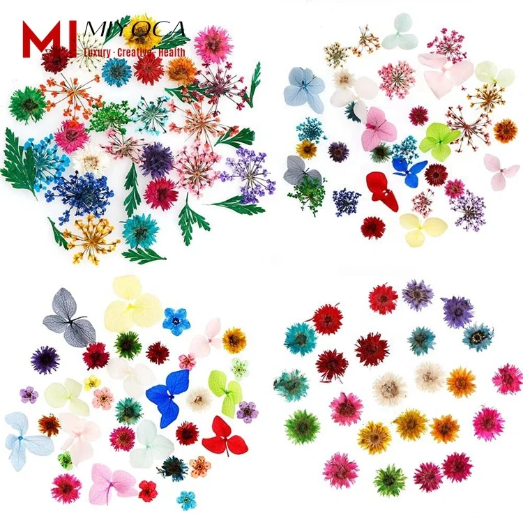 

Miyoca Beauty Nail Decoration 3D Flower Nails Sticker Hydrangea Snow Bead Five Petal Flower For Nail Flowers Dry