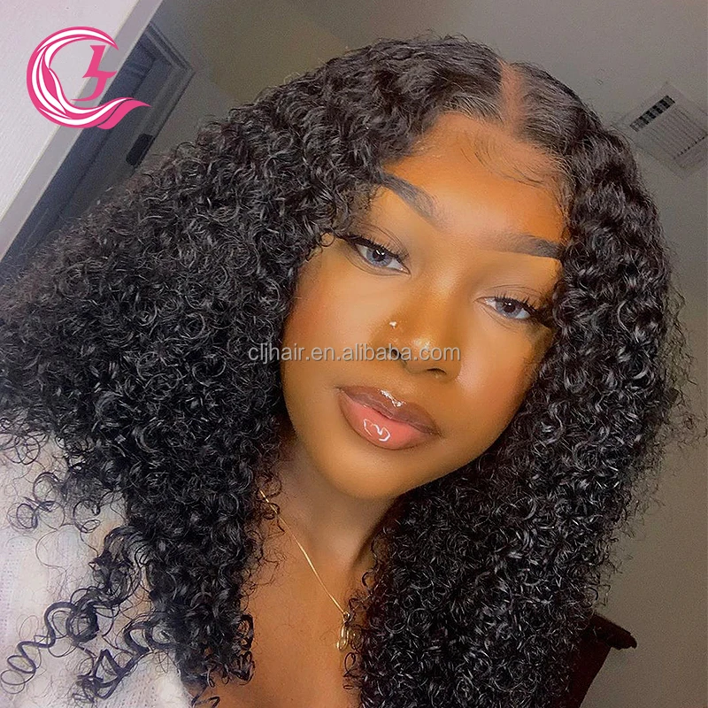 

CLJhair Wholesale Kinky Curly Cambodian Raw Hair Bundle,Cheveux Naturel Malaysian Virgin Hair Vendors With Hd Lace