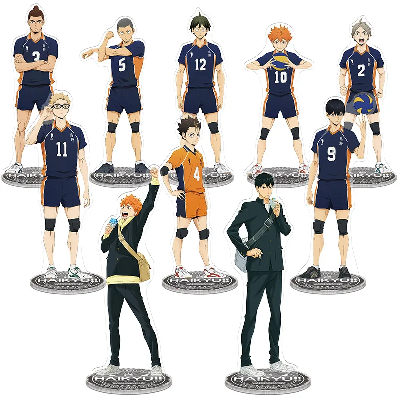 

10 Styles Haikyuu!! Acrylic Figure Fancy Anime Standing Plate Anime Figure Toys