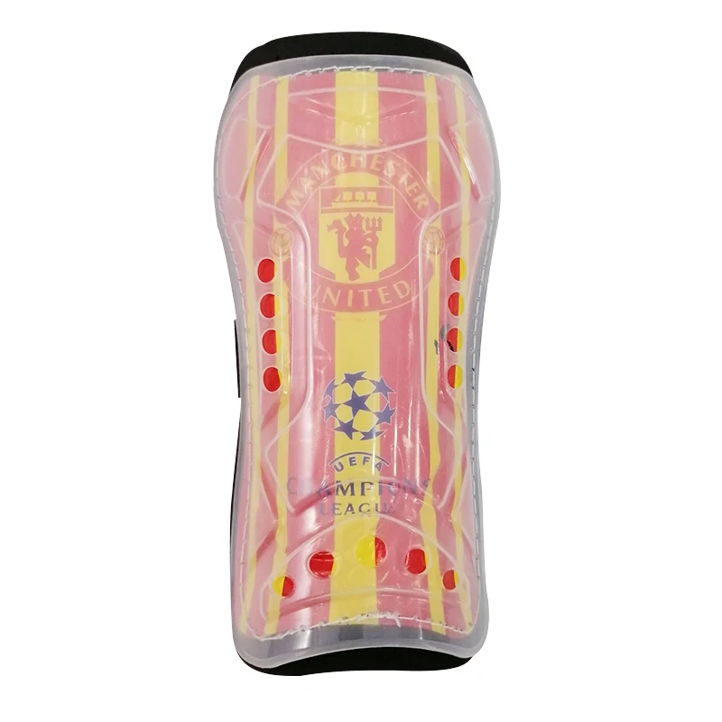

Wholesale Custom Team Logo Football protective gear Shin Pads MAN Factory