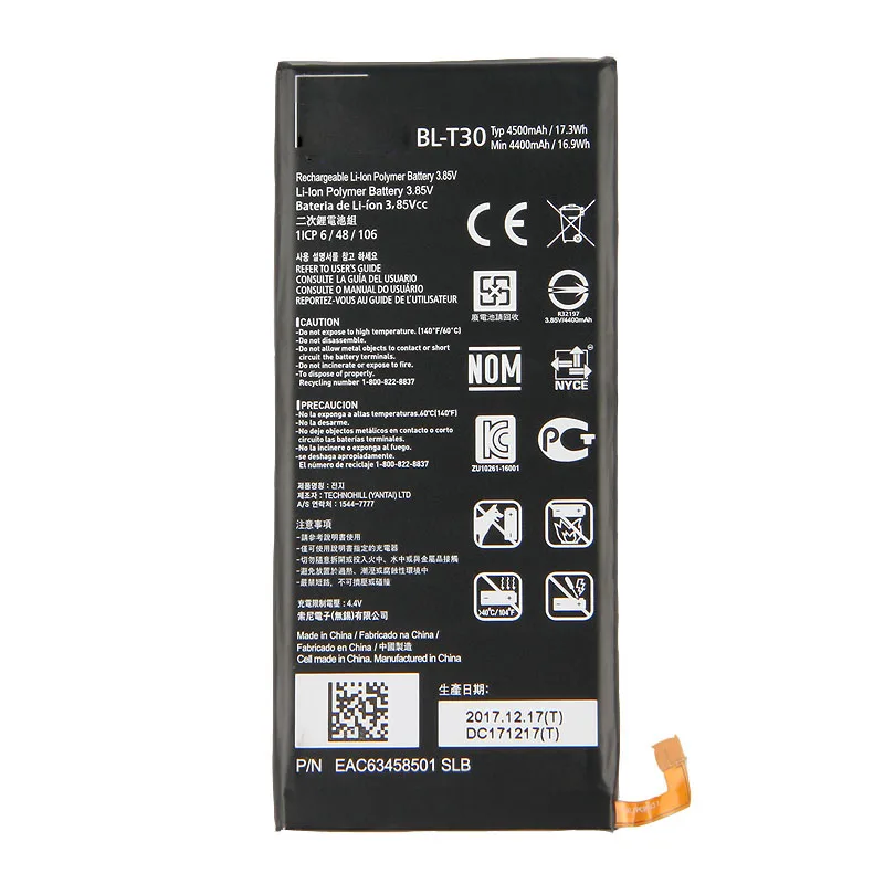 

High quality BL-T30 mobile phone battery for LG X Power 2 Power2 II M320 T30 K10 Power cell phone battery