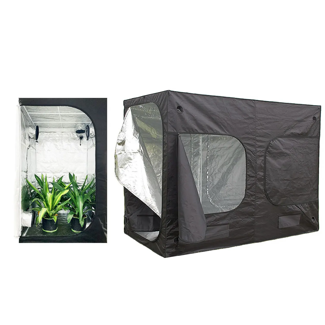 

Custom Size China Factory Wholesale Hydroponic 210D 600D 1680D 40x40x120 Grow Rooms Box Small Large Cheap Indoor Plant Grow Tent