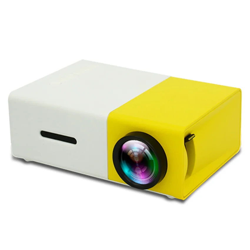 

3D Portable Mini Projector 1080P Support Connecting Multiple Devices For Home Theatre, Blue,yellow,black