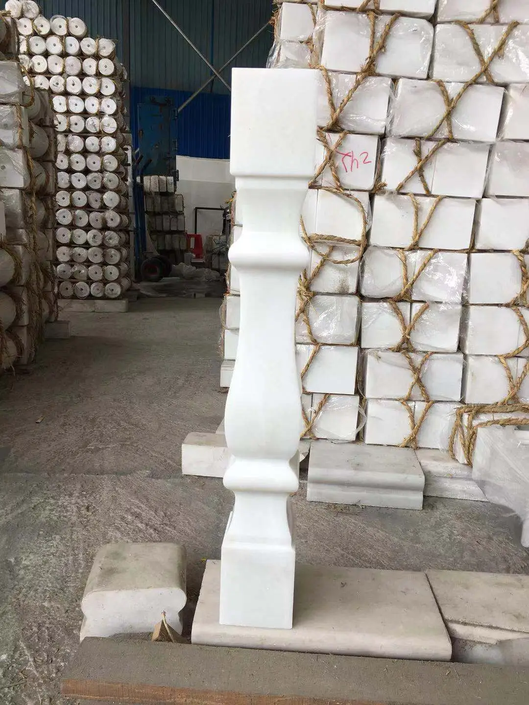 Balaustres De Piedra De Mármol Para Interiores,Barandilla